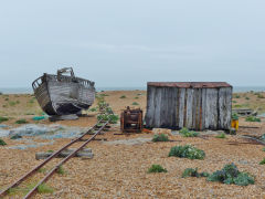 
Line 4, Dungeness fish tramways, June 2013